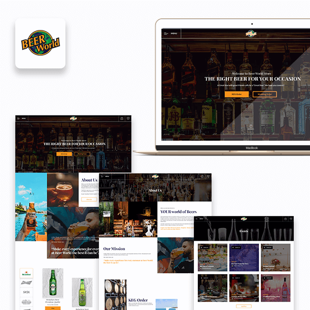 Beer World - Website Development