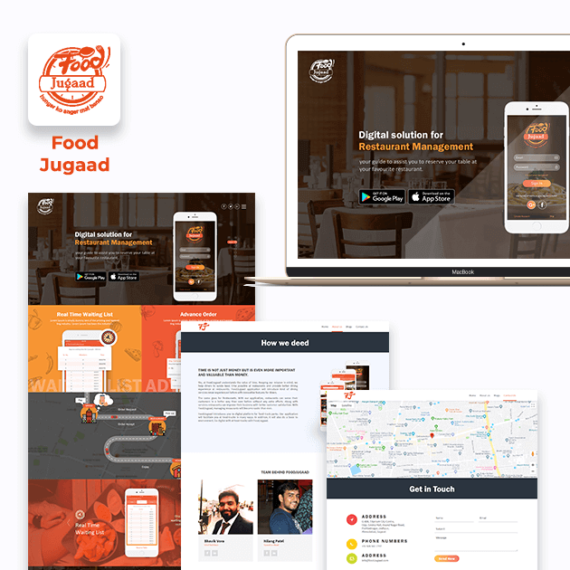 FoodJugaad - Website Development