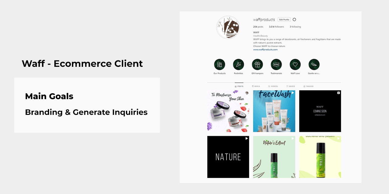 Waff Ecommerce Client